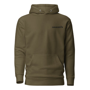 Legalized Embroidery Hoodie: Light Colors